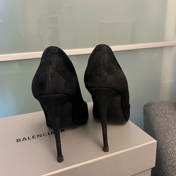 Steve Madden suede black pumps 38 / 8 - Picture 6 of 8